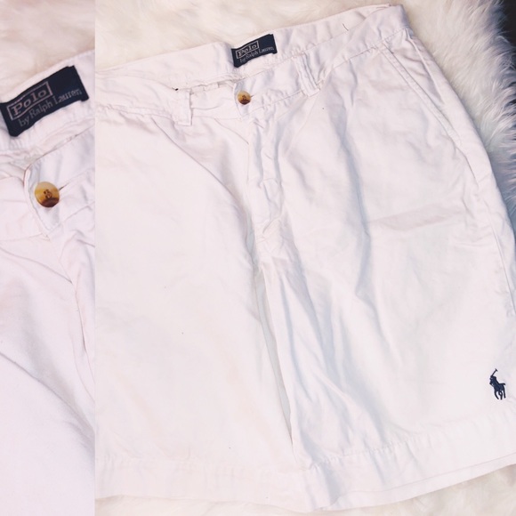 Polo Ralph Lauren Other - POLO Ralph Lauren Cargo White Shorts✨Waist 34!